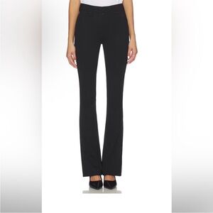 Mother High Waisted Runaway Pant Smooth Operator Black Trouser Flare sz 27 NEW